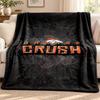 Denver Broncos blanket Flannel Blanket Soft Cozy Plush Throw for Sofa Bed Lightweight Home Decoration Outdoor camping