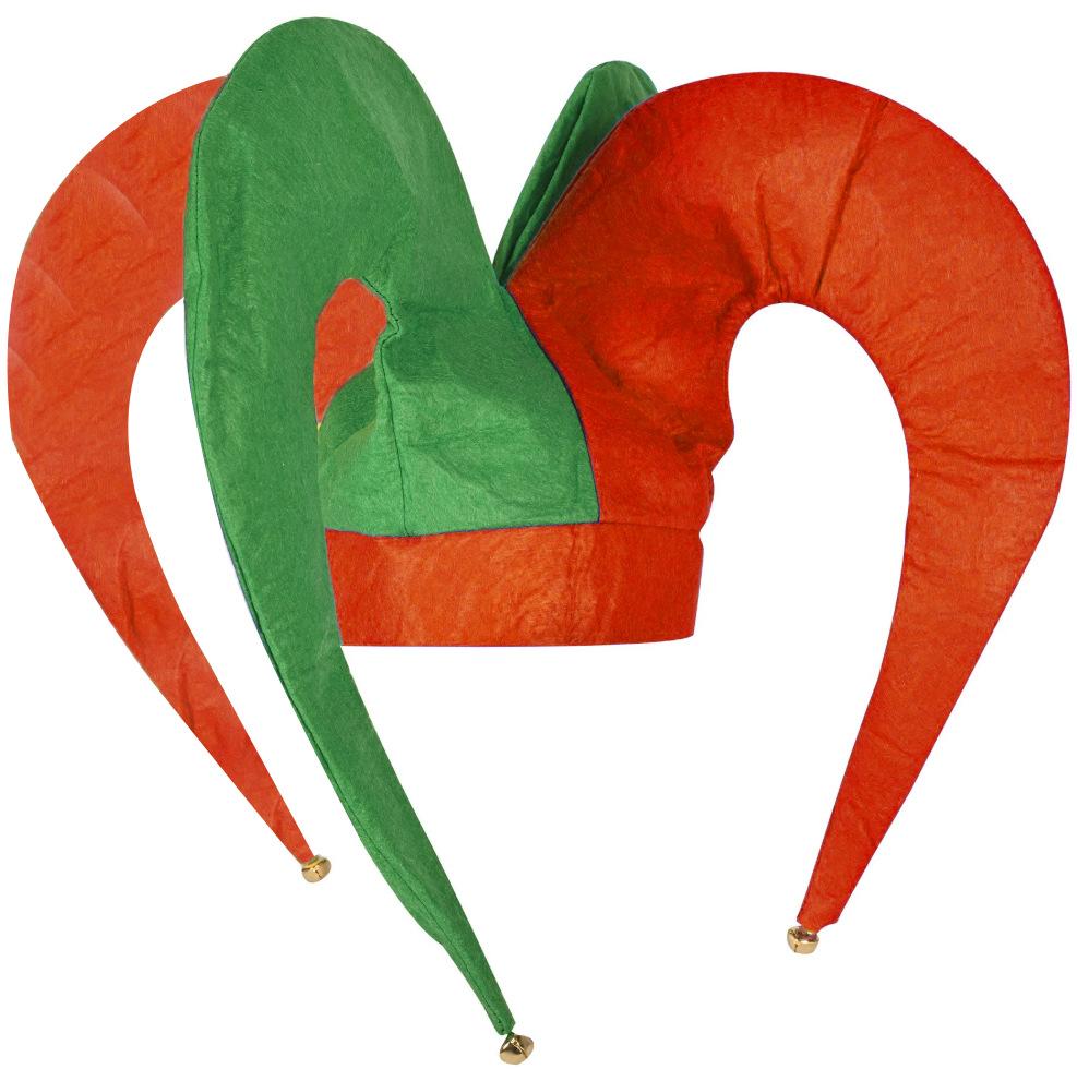 Colorful Jester Clown Hat Fun Harlequin Novelty Festival Hat Carnival Masquerade Halloween Parties Circus Performances Accessory