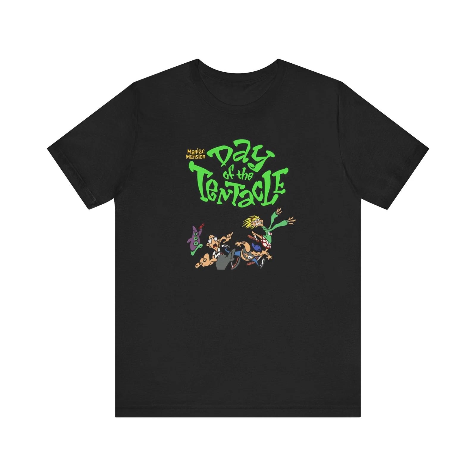 Maniac Mansion Day of The Tentacle PC Cover Art Unisex Jersey Short Sleeve Tee M