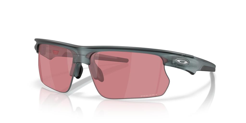 Oakley Sunglasses Frame Color Matte Crystal Lens Prizm Dark 68mm 0OO9400, (Front) Black, Color Golf,