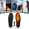 Solette Riscaldate Elettriche Wireless Scaldapiedi Alimentate a Batteria Solette Riscaldate Solette Calde Invernali per Lavoro Sci Escursionismo