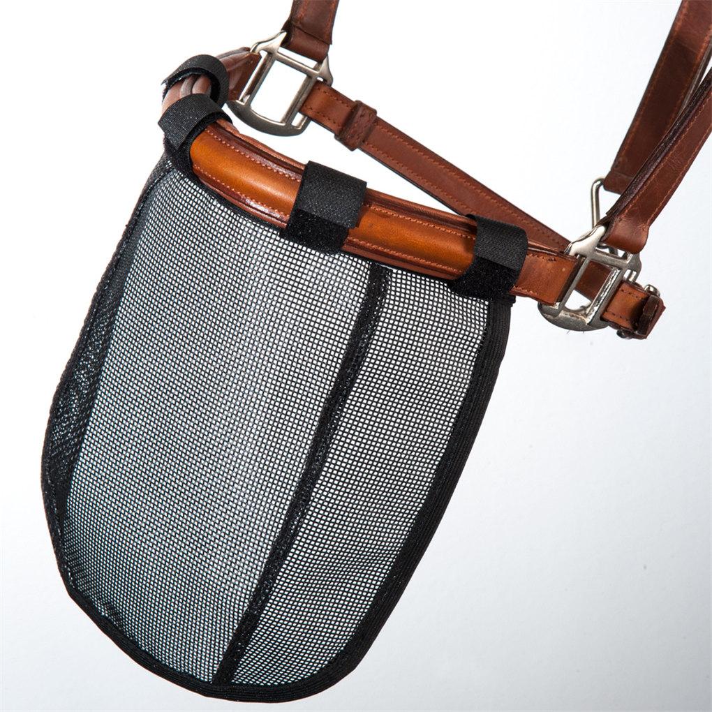Horse Riding Comfortable Nose Net Equestrian Fly Mask Protection Outdoors