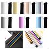 4 Pieces Straw Metal Bubble Tea Straws Long Reusable Stainless Steel Set for Milkshake