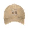 Vintage EMC Math Heart Physics Formula Science Baseball Cap Unisex Distressed Cotton Sun Cap Nerd Outdoor Running Soft Hat Cap