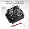 80MM CPU LED Water Cooling Cooler Heat Row Radiator with Fan For Computer PC