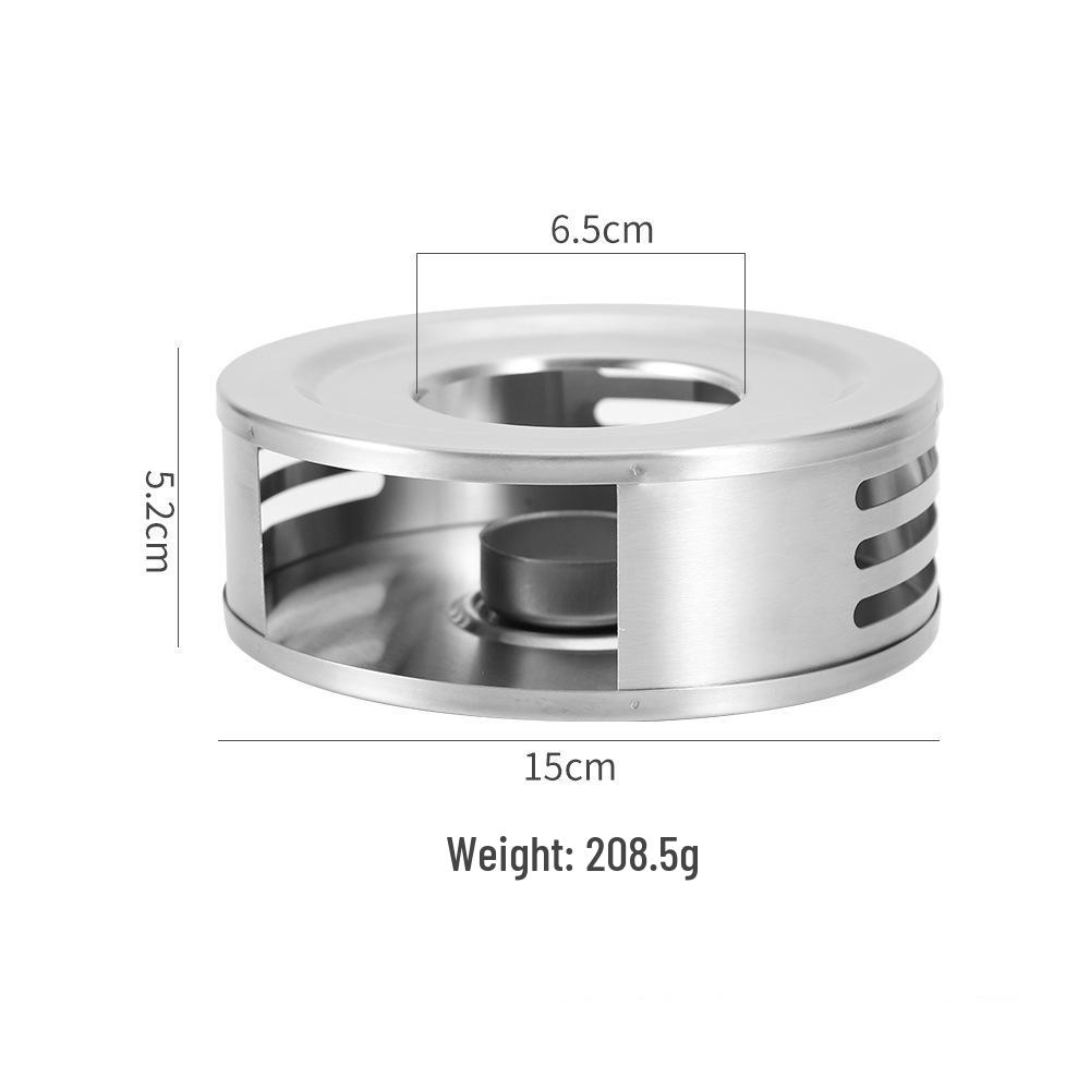 Stainless Steel Tea Warmer Set with Candle Heating Base