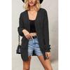 Winter Wind New Temu Hot-selling V-neck Twist Long-sleeved Loose Casual Sweater Jacket