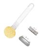 Kitchen Dish Brushes 3 in 1   Handle Pot Pan Sponge Scrubber Brush Cleaning Tool Set