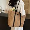 Hand-woven Women's Shoulder Handbag Bohemian 2026 Summer Fashi Straw Beach Tote Bag Travel Shopper Weaving Shopping Bags