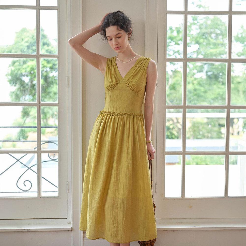 Simpeulleteulo Sr_Sleeveless A-Line Dress