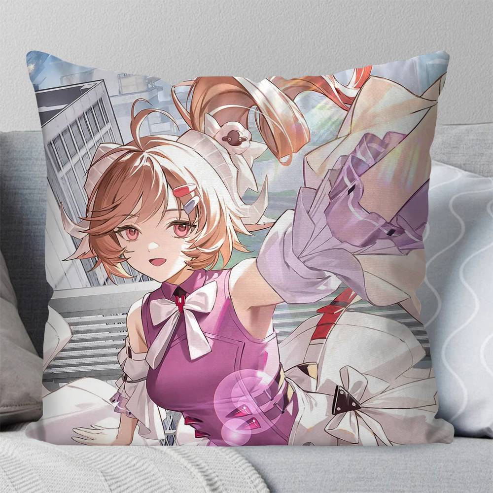 Ardelia Anime AArknights Pillow Case Fashion Square Pillowcase Bedroom Sofa Room Ins Decoration Leisure