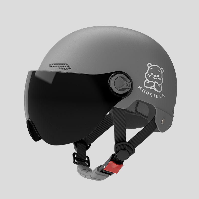 1 Piece Battery Motorcycle Summer Universal Four-Season Sun Protection Safety Helmet Half Helmet Electric Car Women'S Helmet