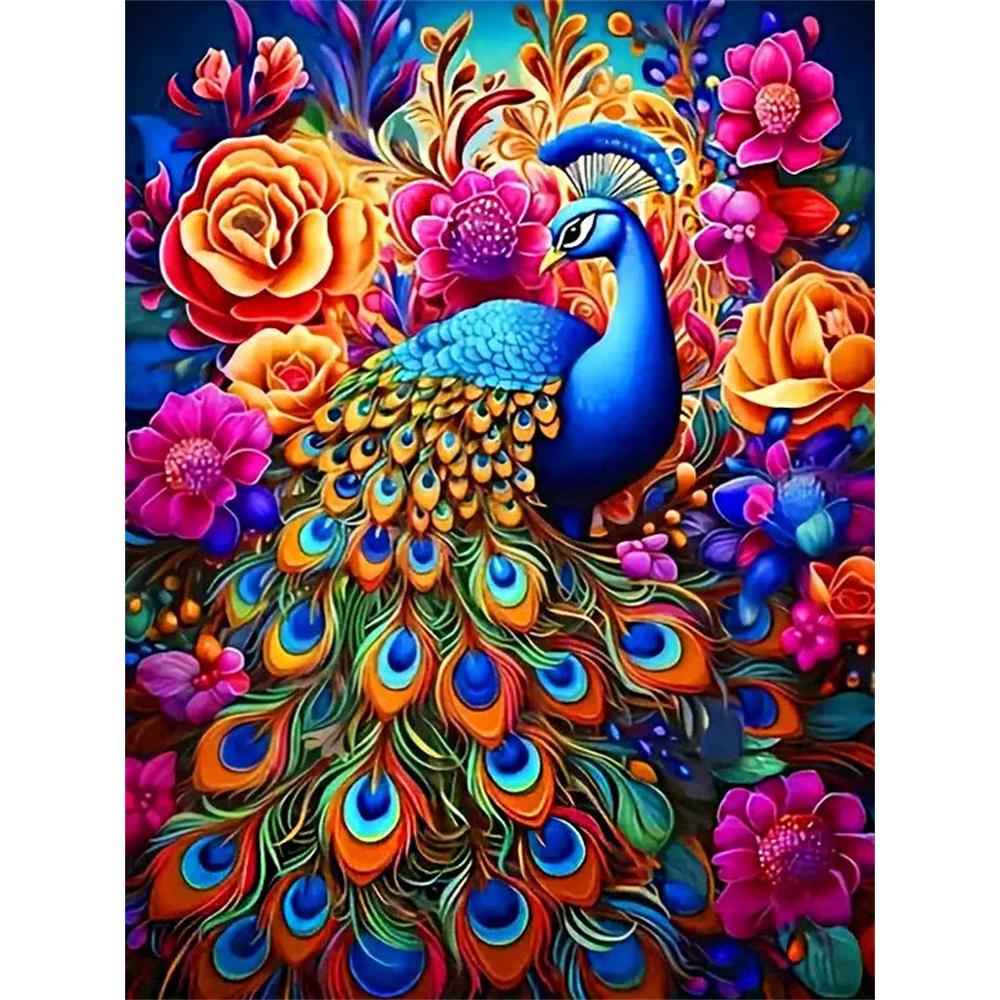 5D DIY Diamond Painting Animal Colorful Lion  Round Drill Embroidery Butterfly Owl Home Decor Cross Stitch Kits