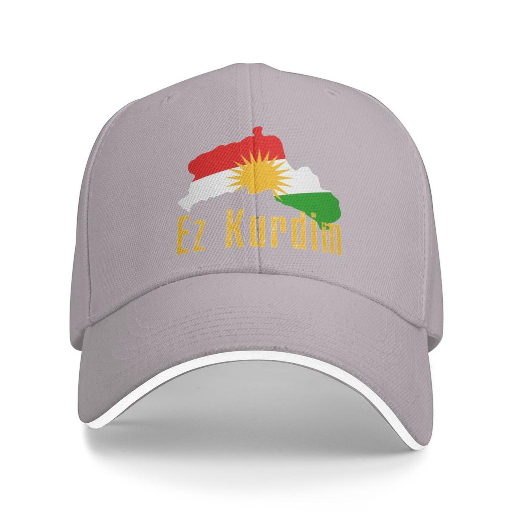 Baseball Cap KURDISTAN Map Ez Kurdim Outfit Unisex Women Baseball Caps  Hats Cap Unique Outdoor Summer Adjustable Snapback Cap