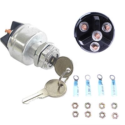 1 conjunto 12v Acc/Off/IGN Start para trator empilhadeira tuning caminhão carro ferramentas 4 posições universal ignição chave interruptor