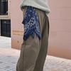 Newest Cashew Printed Hijab Bandana Fashion Cotton Square Scarf Headband Fancy Kerchief Muslim Headscarf