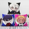 Cushion Art Anime Cover BLUE Comfortable Soft Pillow Case for Sofa l-LOCK Living Room Cool Home Office Decor Protective Covers