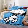 1pc Snoopys Happy Dance Flannel Blanket,Ultra Soft Warm Plush Throw for Home Bedroom Bed Sofa Cover Camping Picnic gift Y72434