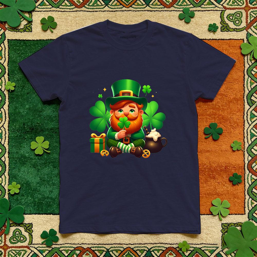 

Saint Patrick lucky Irish green Retro t shirt Unisex cotton funny festival printed T shirt Casual woman man Adult Party tee 4XL