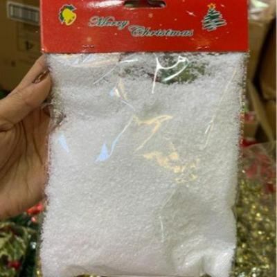 8g Pudră de Spumă: Decorațiune Scenă Fulg de Nea de Crăciun, Zăpadă Artificială pentru Copaci și Recuzită