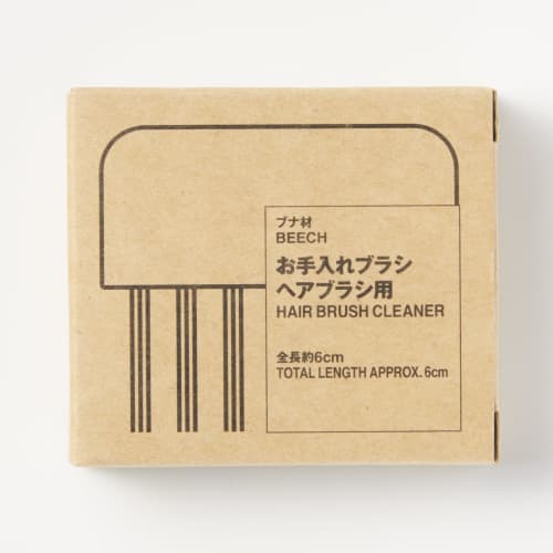 MUJI Beech Wood Care Brush Hair Brush OFA37A0S