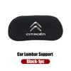 Car Seat Lumbar Support Fur leather Pillow Waist Protector Auto Accessories For Citroen C4 C3 C5 C1 C2 Berlingo Celysee Cactus