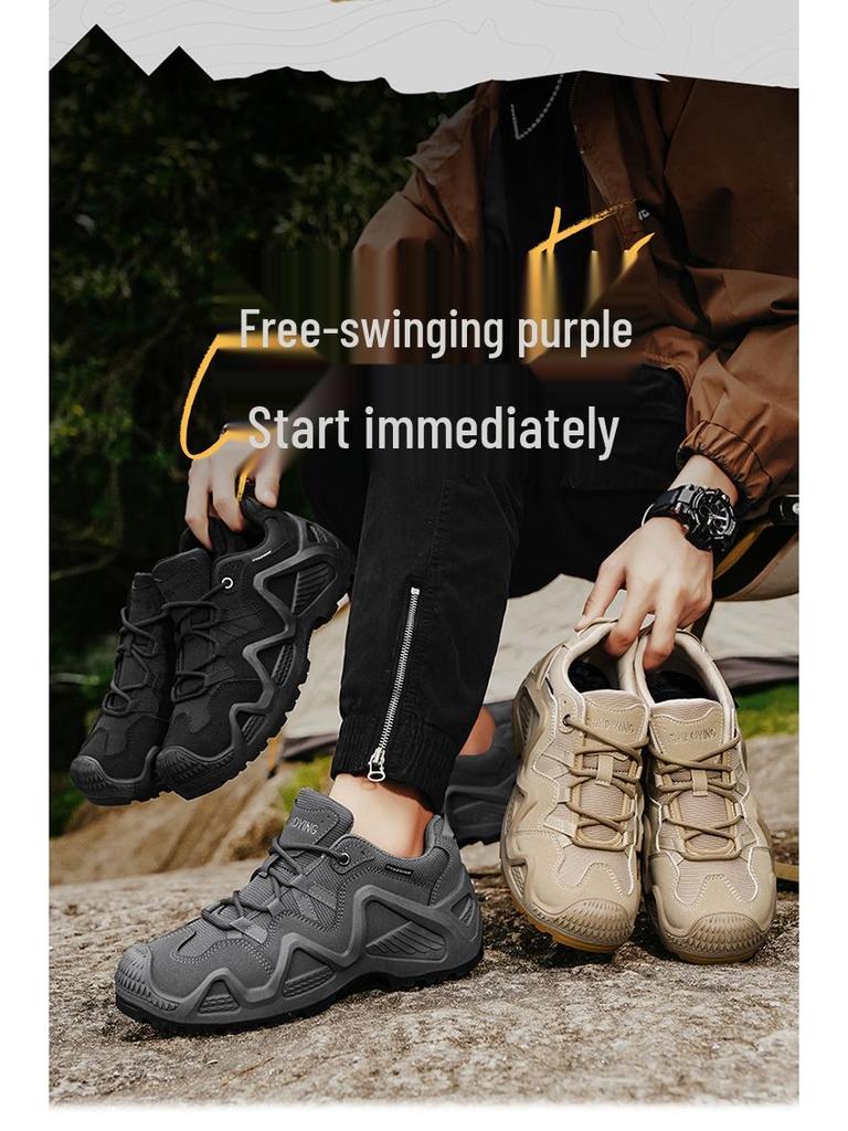 Men's Tactical Combat Boots: Non-Slip, Wear-Resistant Hiking & Climbing Shoes