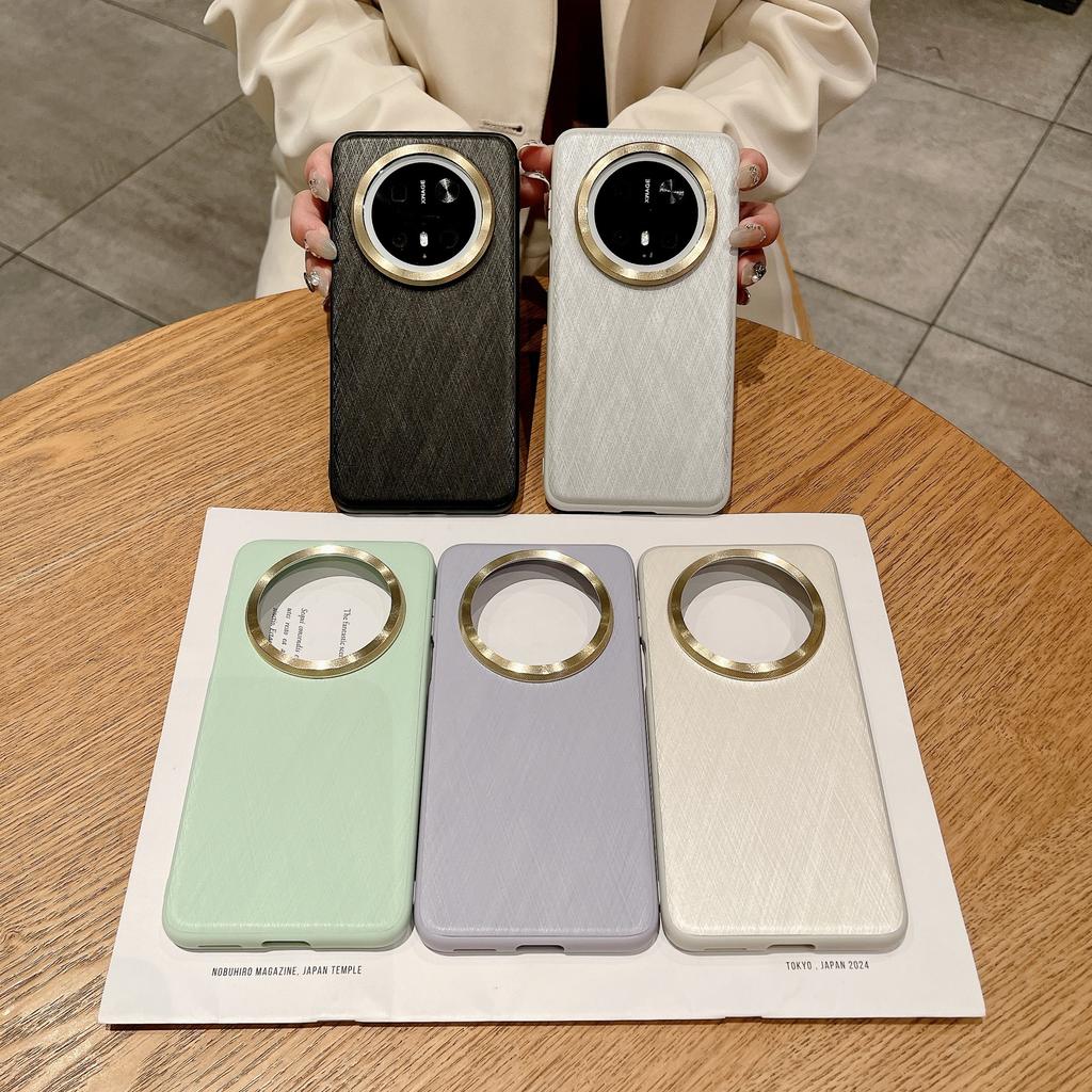 A High-end Phone Case for Huawei Mate70 with Gold Thread and Silver Brocade, and A Frosted Anti-drop Protective Case for Huawei Mate70pro+