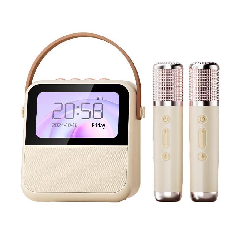 

Soaiy GC200Pro AI KTV Lyric Bluetooth Speaker CN plug (adapter included)