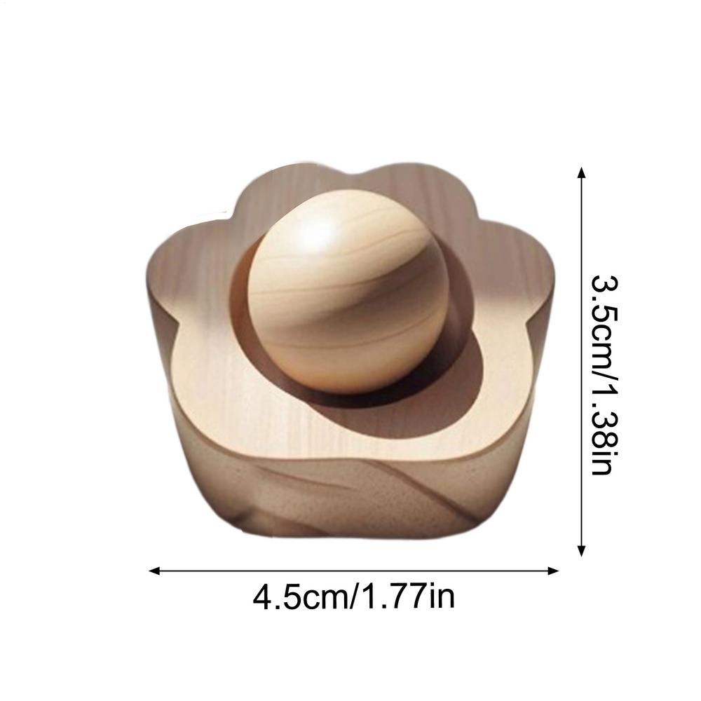 Wood Car Essential Oil Diffuser Wooden Aromatherapy Diffuser Round Essential Oils Diffuser Set for Home Office Fragrance Ball