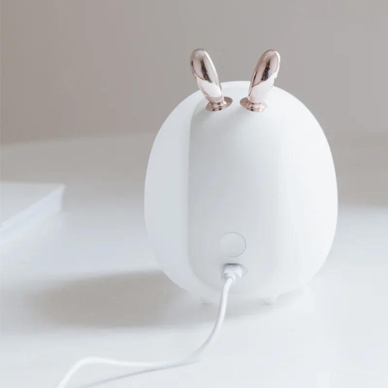 LED Home Deco Nachtlicht USB Silikon Cartoon Tier Schlafzimmer Nacht Nacht Lampe Wohnzimmer Beleuchtung Desktop Tisch Lampen