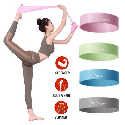 Fascia Elastica Fitness Bande di Resistenza Portatili Sport Domestico Pancia Yoga Pilates Allenamento Stretching Forza Attrezzatura da Palestra