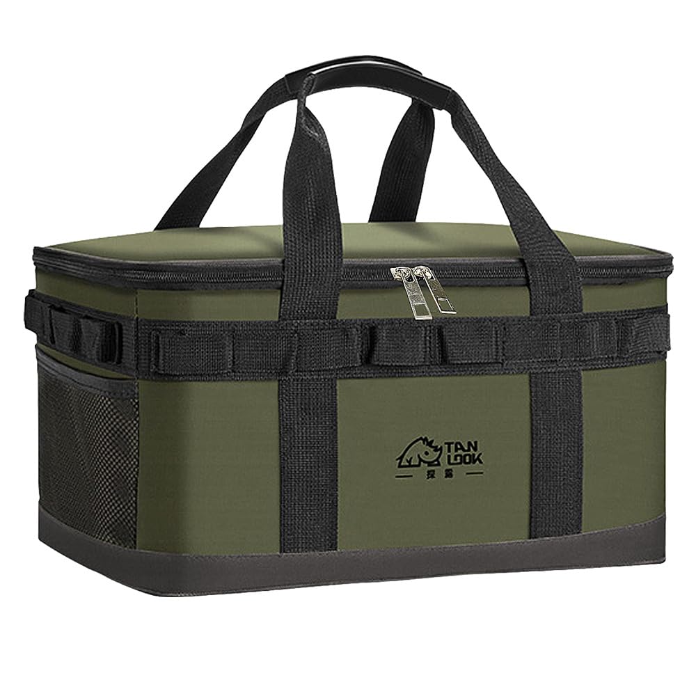 

Multifunctional Cooler 23L Large Keeps Food Cold for Frozen Cherry Blossom Viewing Bag, Capacity, & Warm, Handheld, Foods, Picnics, (Olive) оливковый