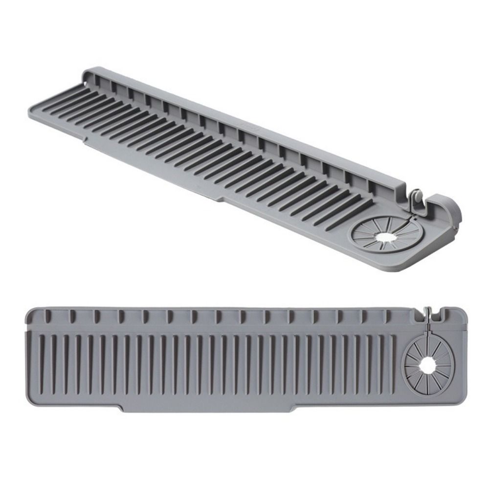 Anti-Slip Sink Splash Pad Unilateral Side Hole Kitchen Sink Draining Pad Countertop Use