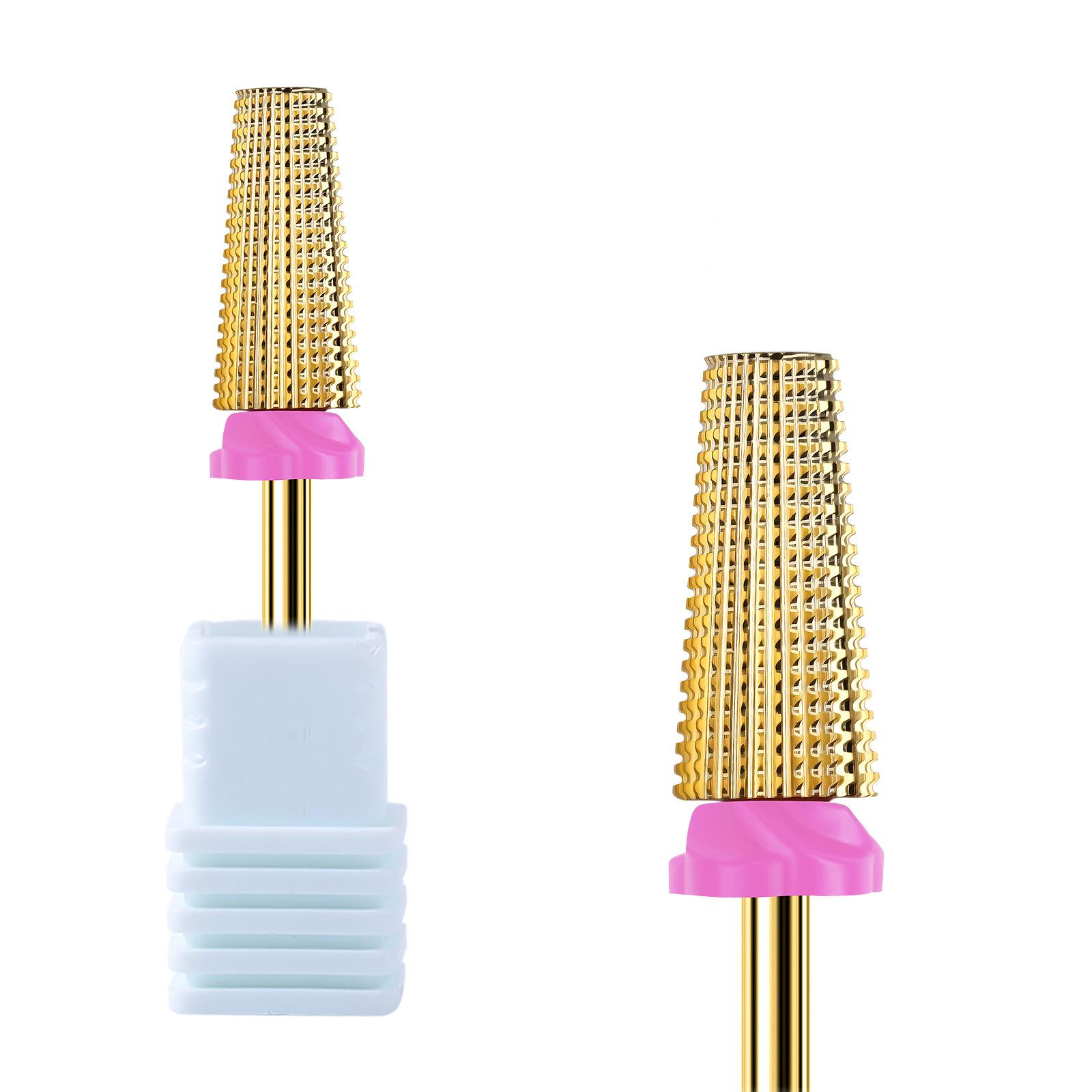 

Nail Tungsten Steel Polishing Head Carbid Nail Drill Bits Milling Cutter For Remove Nail Polish Tapered End Cut Manicure Tools фіолетовий