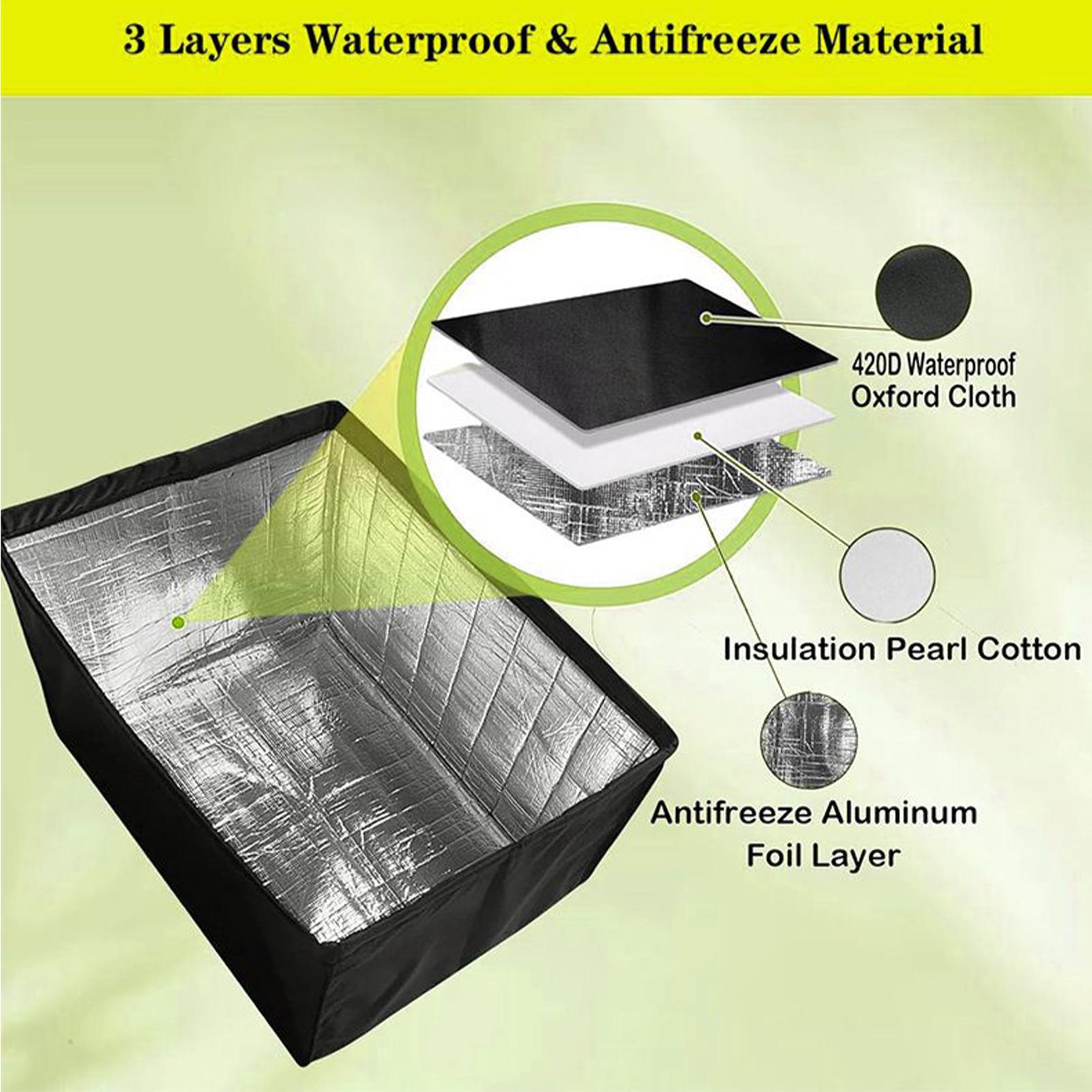 Чехол для наружного блока кондиционера Центральной системы ОВК Изолированный Экран Пылезащитный Водонепроницаемый Чехол для кондиционера для Дома Уличной Веранды Подвала Гаража Автодома China Mainland