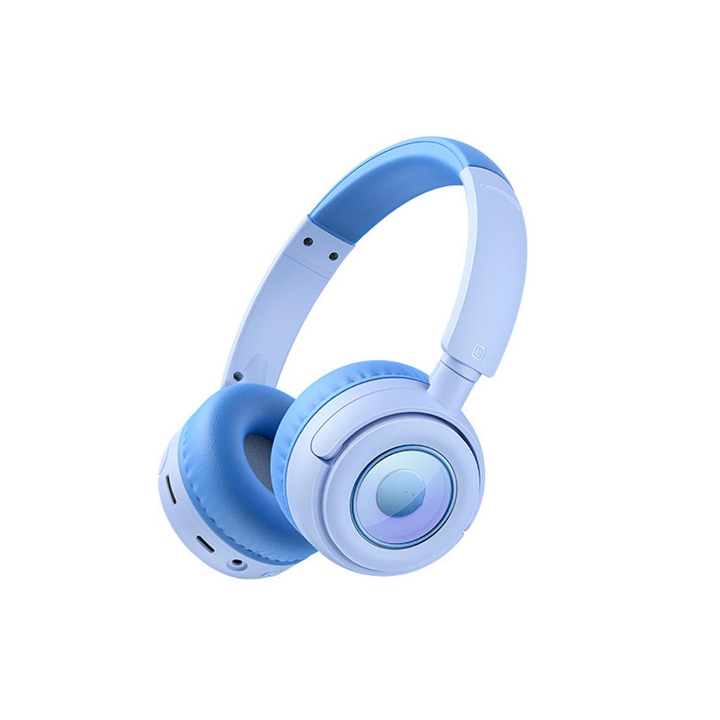 Children's Headset Wireless Bluetooth Headset Cartoon Lovely Macaron Multi-Color Learning Folding Headset
