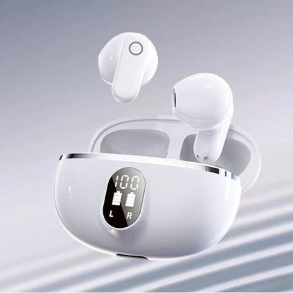 

Earbuds Sports Earphones LED Power Display Wireless Headphones Wireless Bluetooth Earphones білий