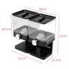New Double Cereal Dispenser Storage Dry Food Snack Container Wall Mounted Kitchen Canister Contain Box for Home Kitchen
