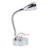 RV Reading Light LED Chrome Indoor Bedside Lamp Boat Yacht USB 3 Adjustable Light Color Touch Lamp D
