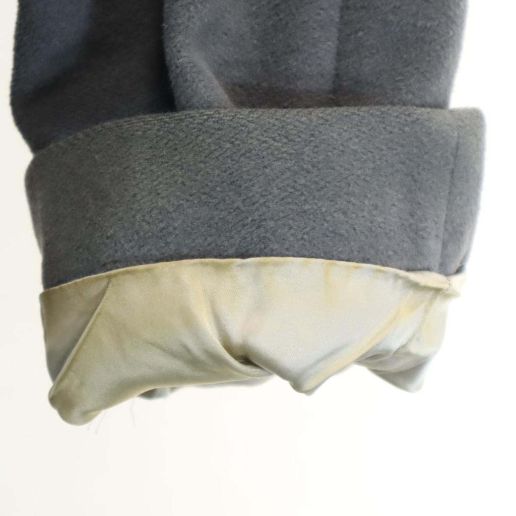 CERRUTI 1881 Schalkragen Zweireihiger Wollmantel 40 Grau Damen Gebraucht
