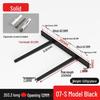 Invisible T-Shaped Shelf Brackets for Concealed Wall-Mounted Bookshelf Support