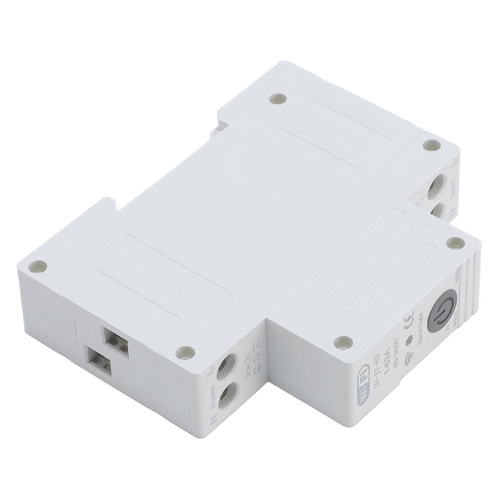 WiFi Smart Circuit Breaker Smart Meder Breaker WiFi Enabled Circuit Breaker 1-63A Remote Modes Timer Overload   with App Control for Smart Ho