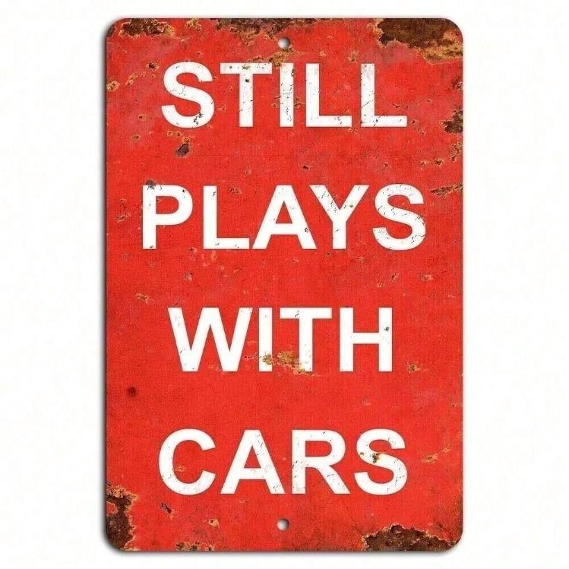 Vintage Metal Poster Car Garage Decor Retro Tin Sign Wall Art