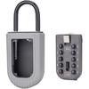 Key Lock Box, For Families, Hotels, Offices, Realtor Key Lock Box Safe Lock Box 10-Digit Push Button Combination Safe Vault - Portable Outdoor