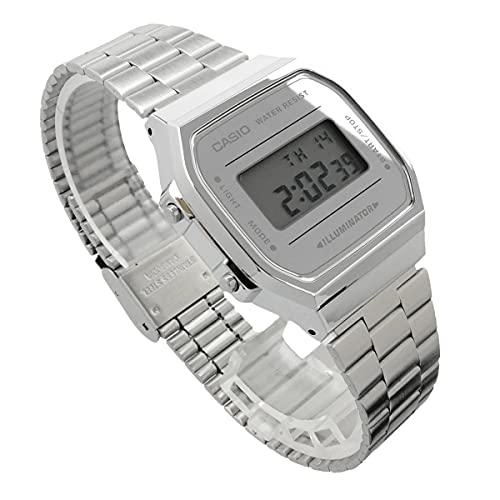 [Casio] CASIO Digital Watch Vintage Series A168WEM-7 Men's Women's Kids Silver Overseas Model [Parallel Import]