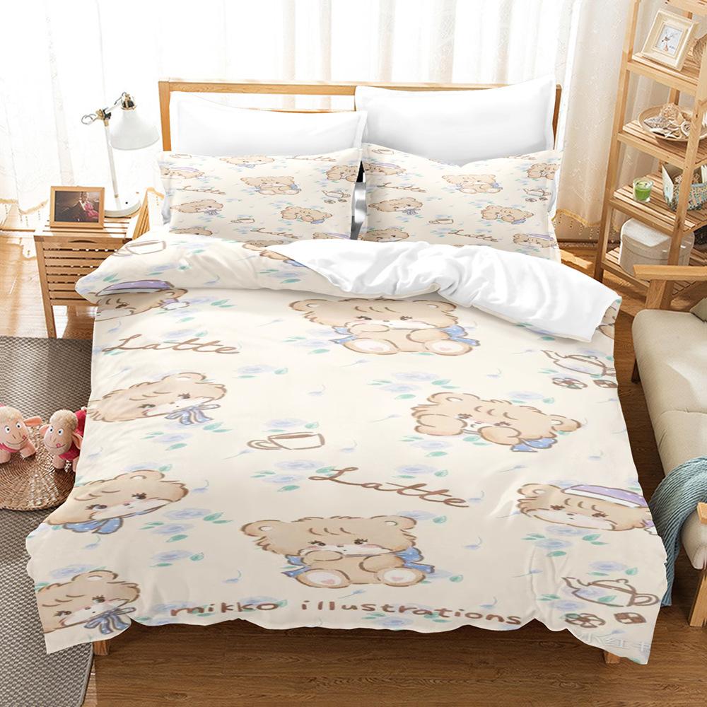Three-Piece 3D Digital Printing Home Textile