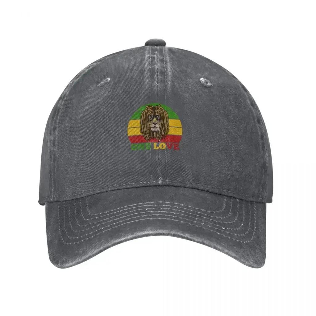 Lion Dreadlocks, Rasta Love, Rastafarian Baseball Cap Beach Hat Hats for Men Sun Caps Caps Male Women's