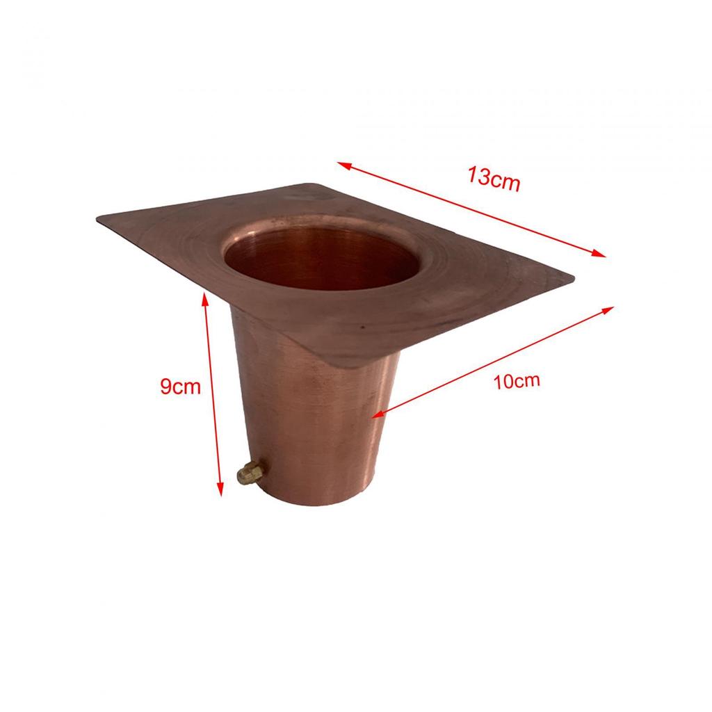 Replacement Rain Chain Gutter Adapter with Bolts Studs Easily Install Accessory for Outdoor Downspout Outlet Repair Parts