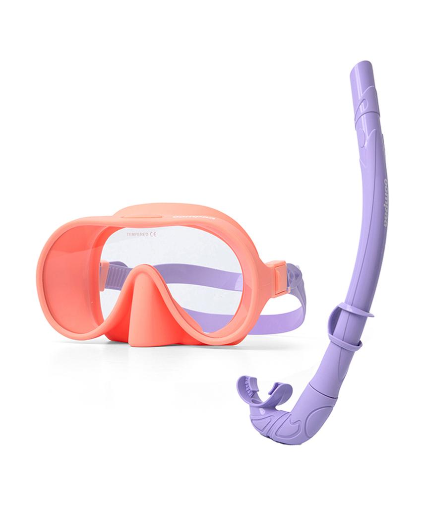 Umpa Delfin Schnorchelset Pink Lila